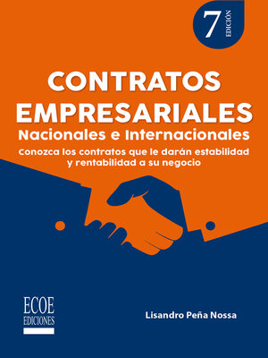 cover image of Contratos empresariales. Nacionales e internacionales--7ma edición